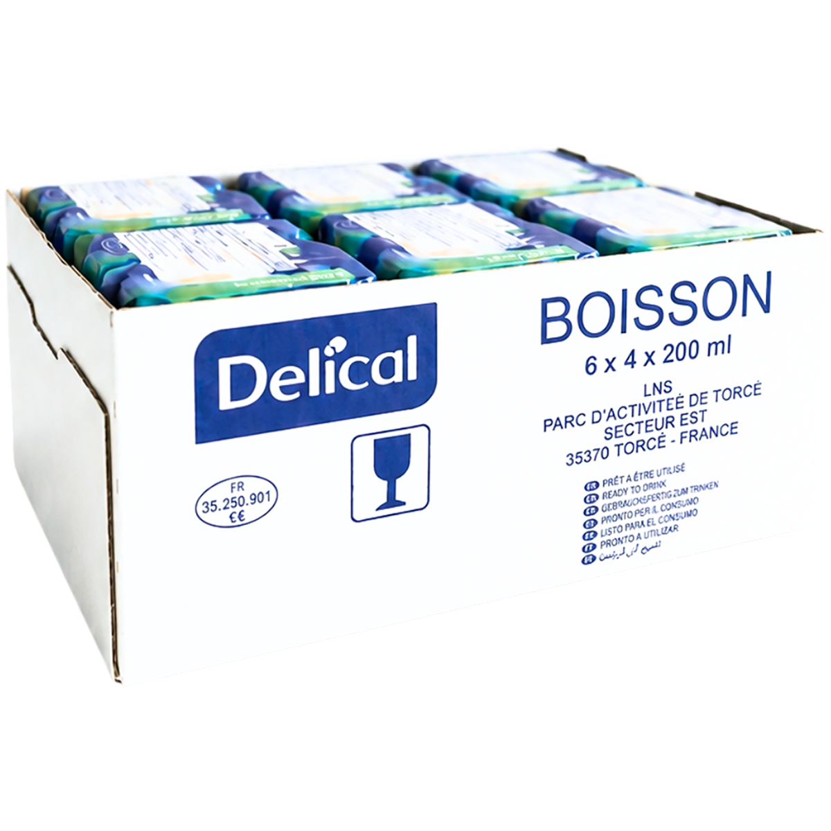 Delical HP HC (nắp xanh) - thùng 24 chai (lọ)