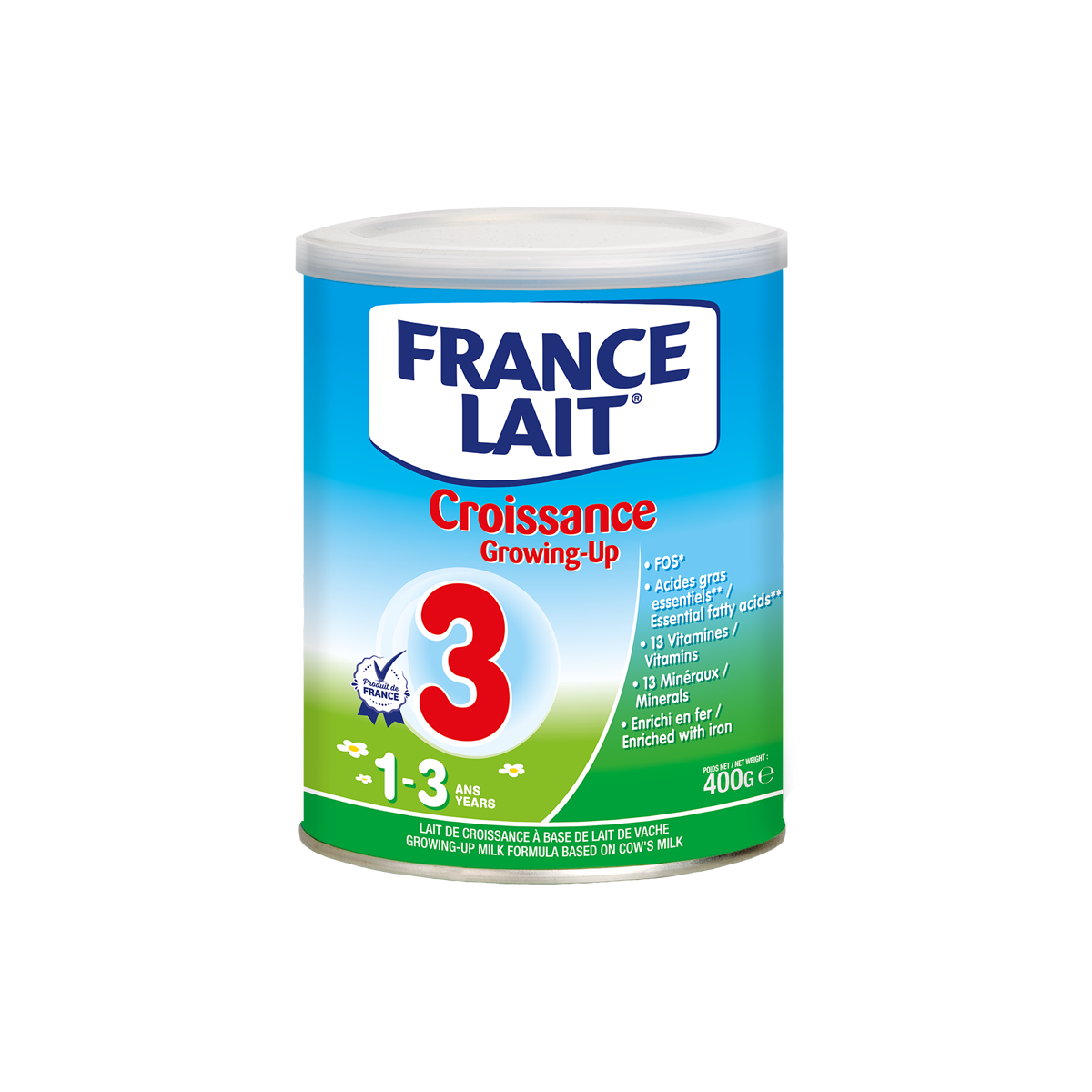 France Lait Số 3 (1 – 3 tuổi) - 400g/lon
