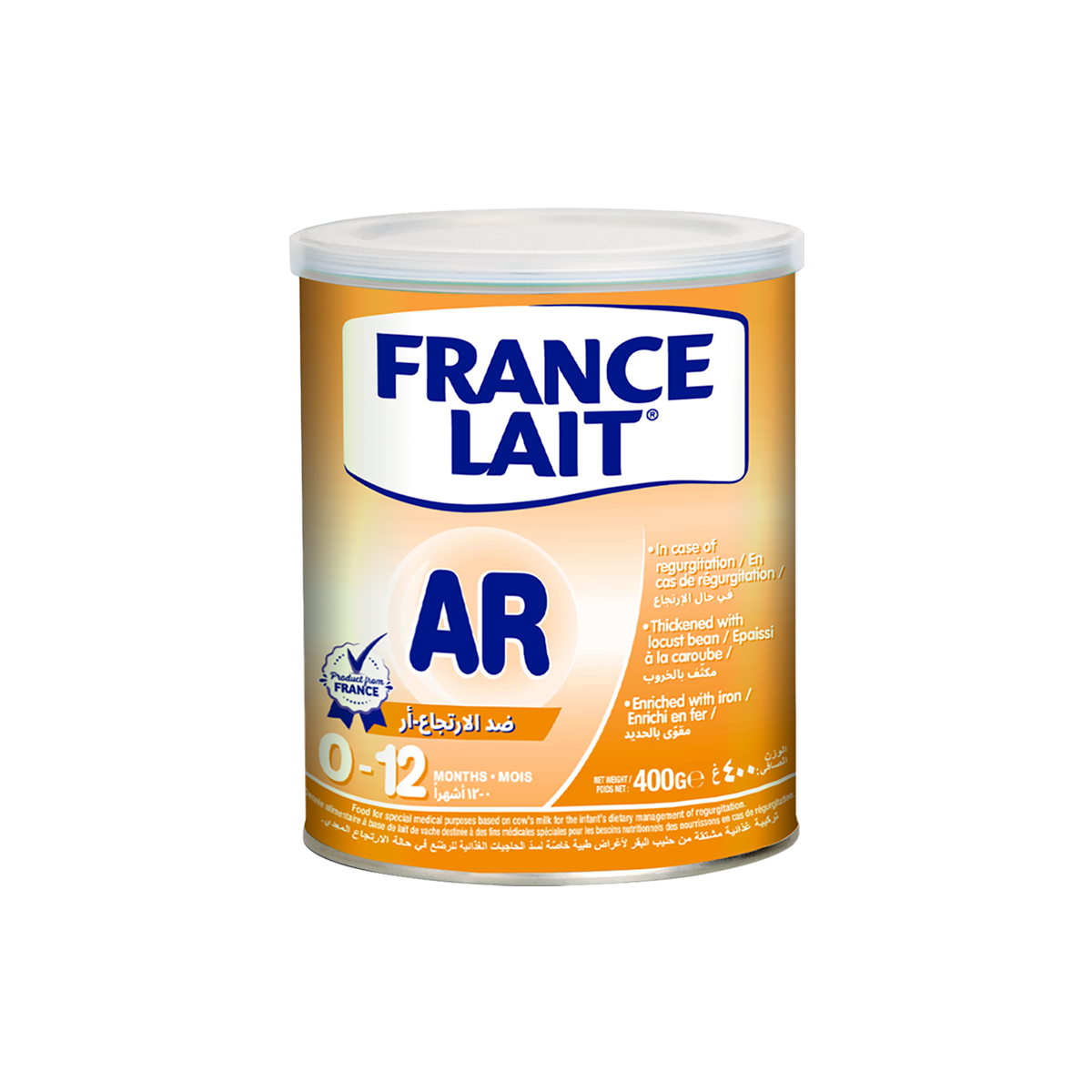 France Lait AR – Bất Dung Nạp Lactose - 400g/lon