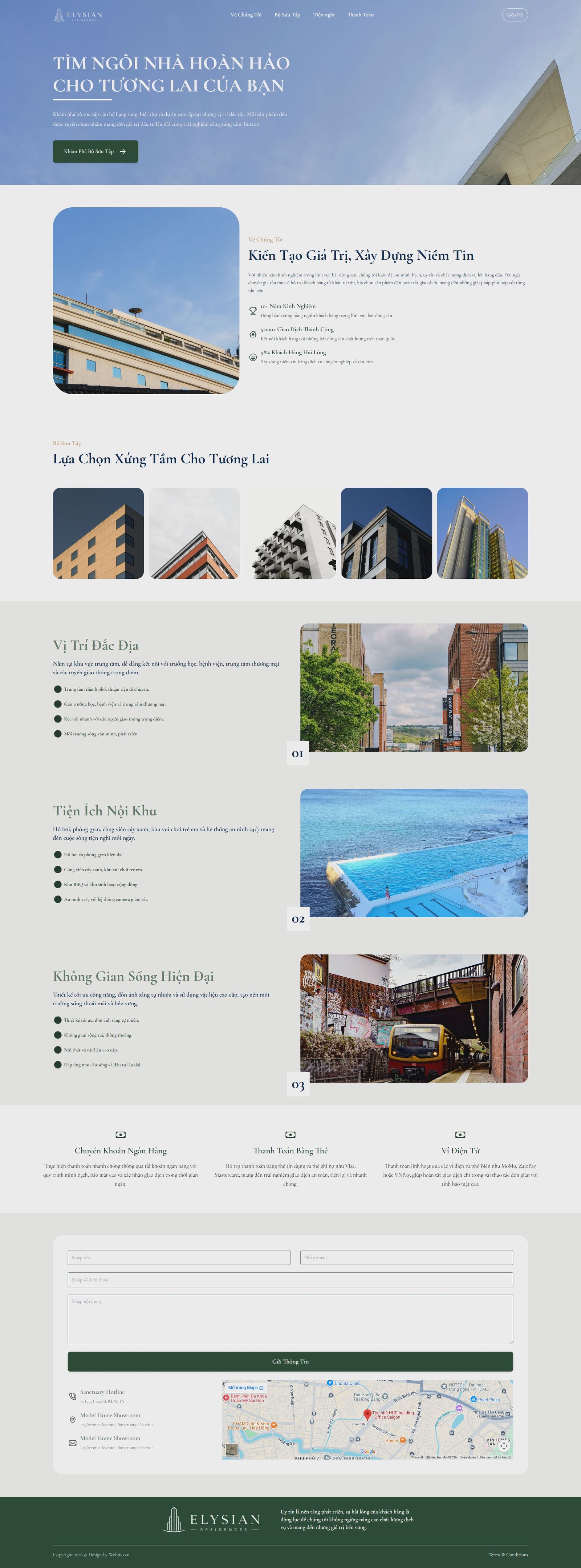 Ảnh xem trước giao diện Elysian Residences