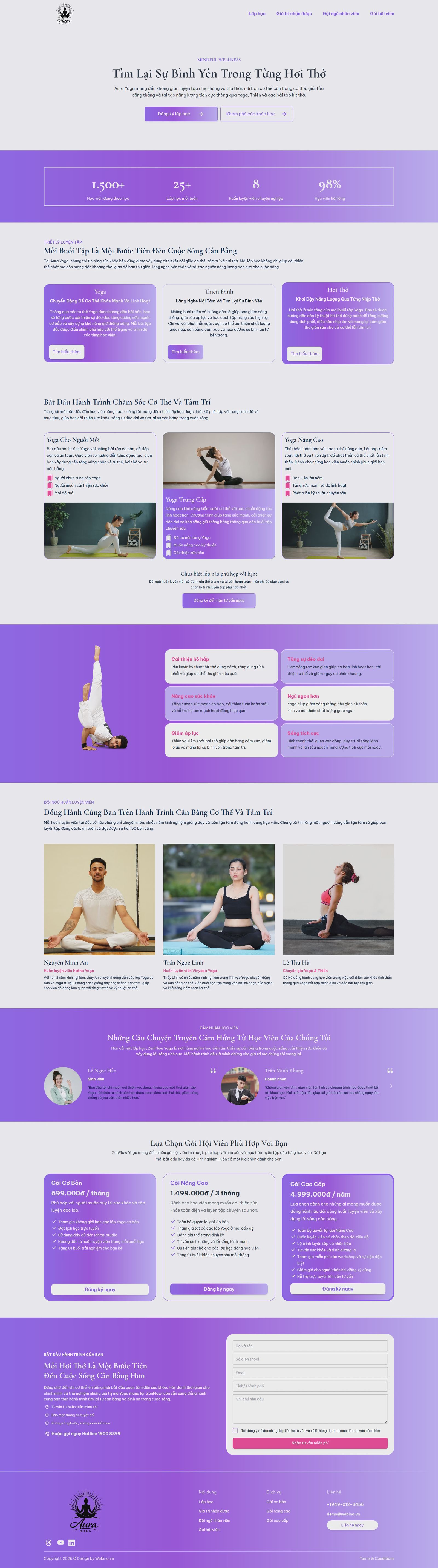 Ảnh xem trước giao diện Aura Yoga