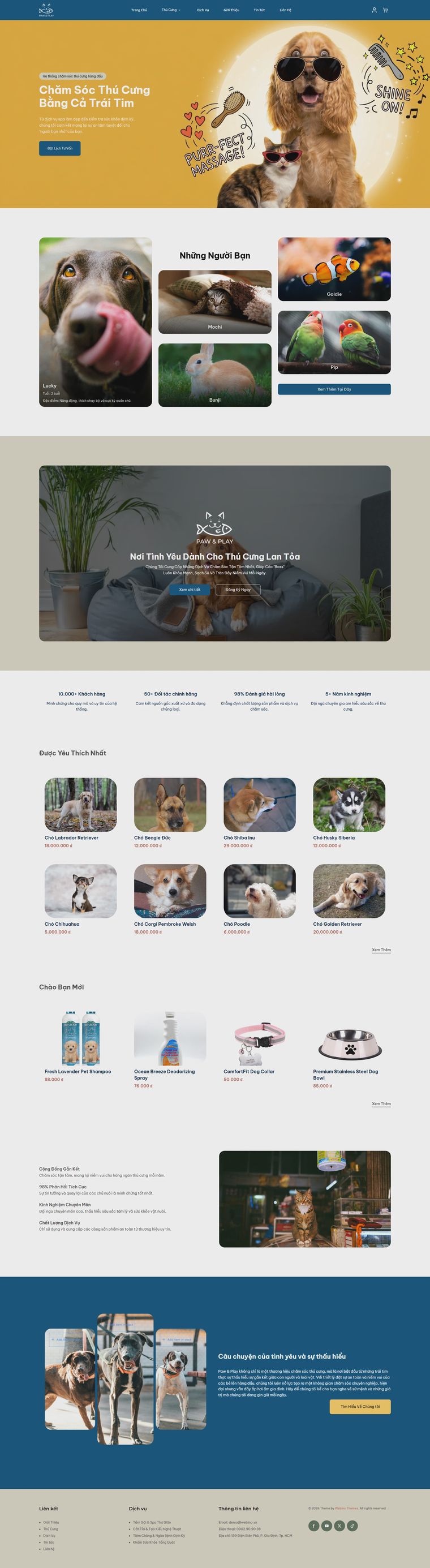 Ảnh xem trước giao diện Paws & Play V2D