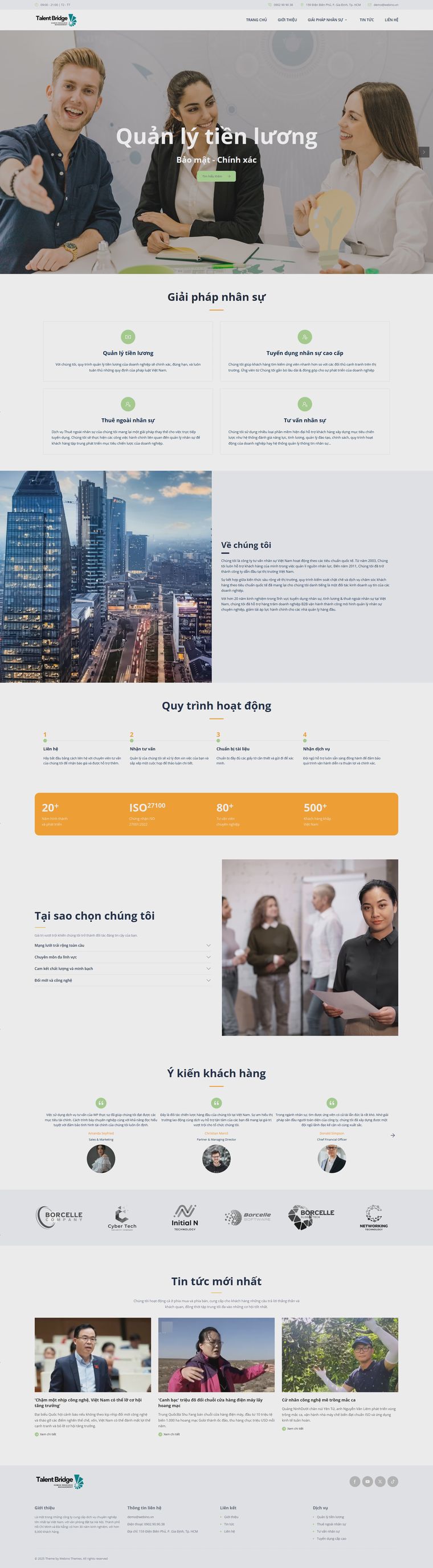 Ảnh xem trước giao diện Talent Bridge_V2D
