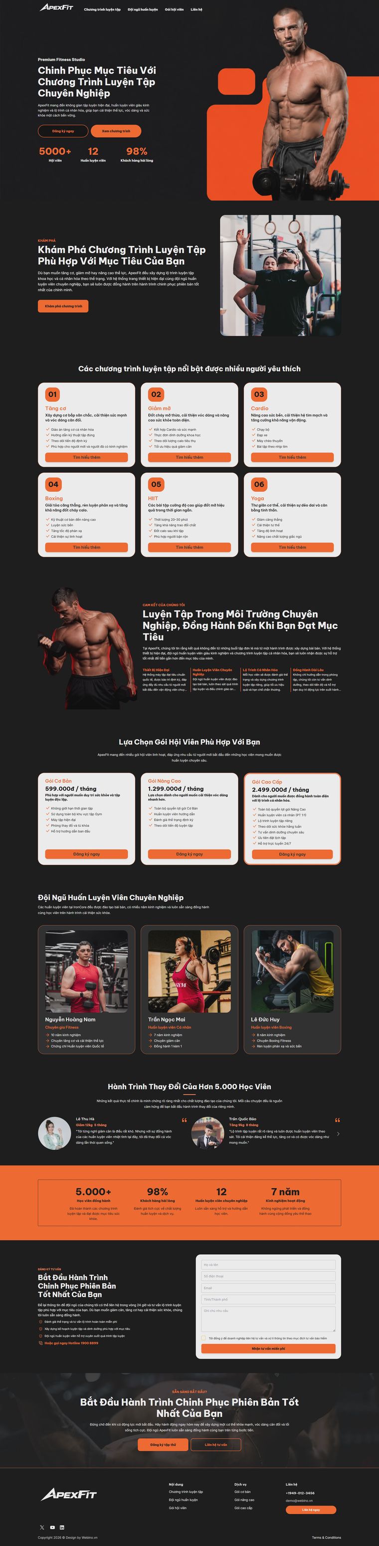 Ảnh xem trước giao diện ApexFit