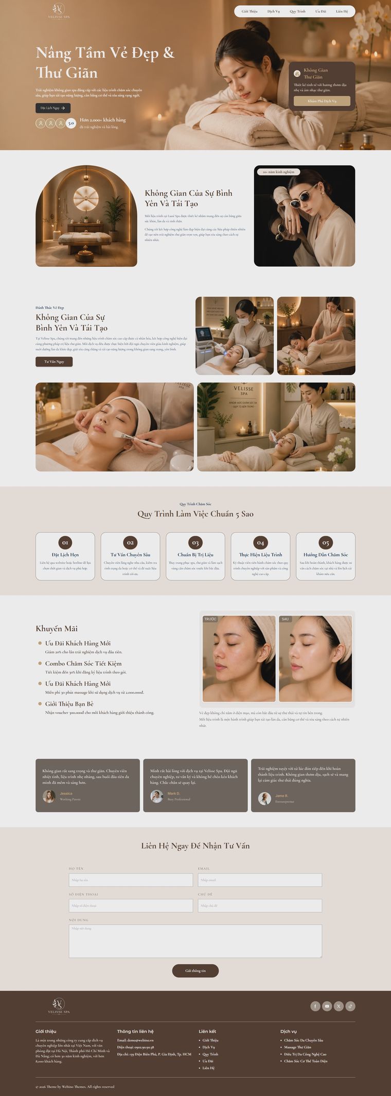 Ảnh xem trước giao diện Velisse Spa