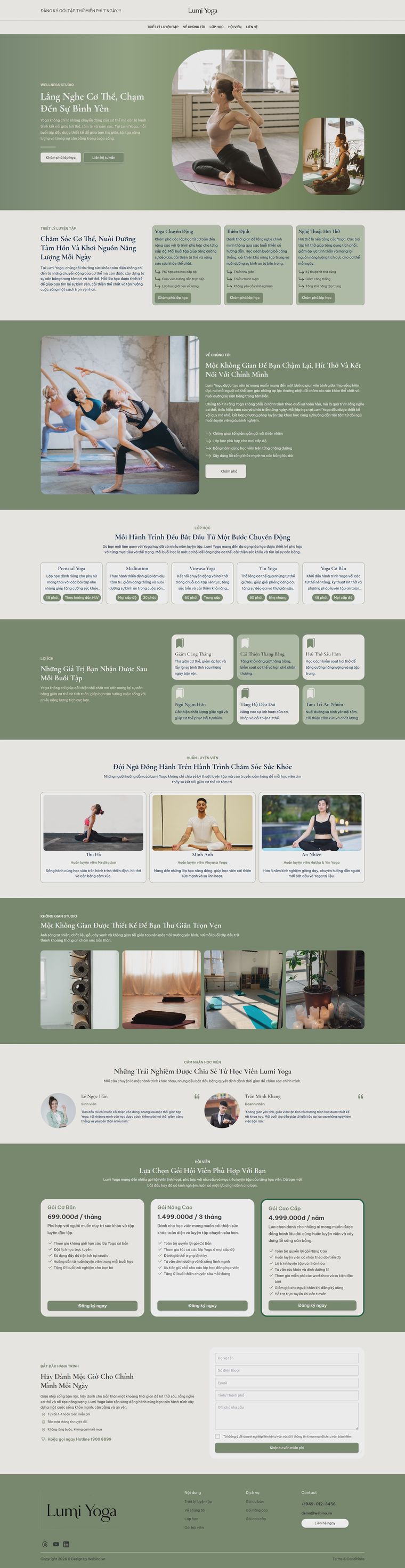 Ảnh xem trước giao diện Lumi Yoga