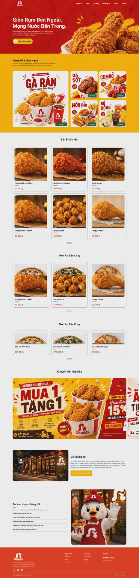Ảnh xem trước giao diện Cluckly