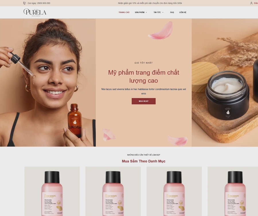 Ảnh xem trước giao diện PURELA_V2D