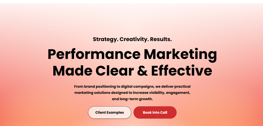 Ảnh xem trước giao diện Marketing Agency V2D