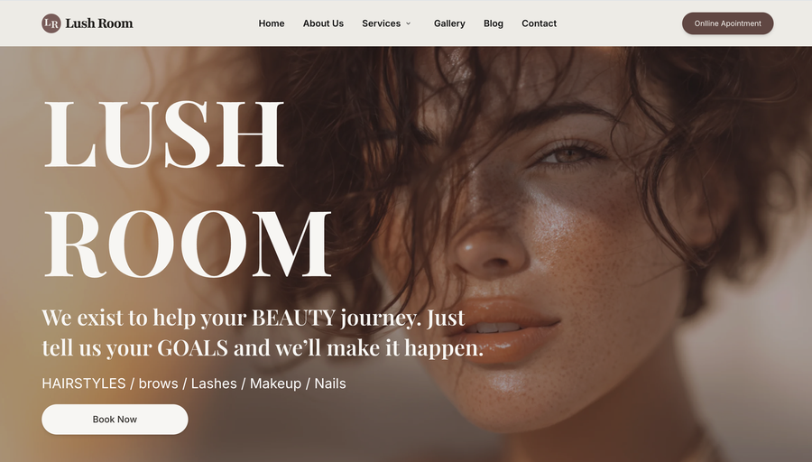 Ảnh xem trước giao diện Lush Room